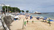 Movimentação no Porto da Barra neste domingo (13)