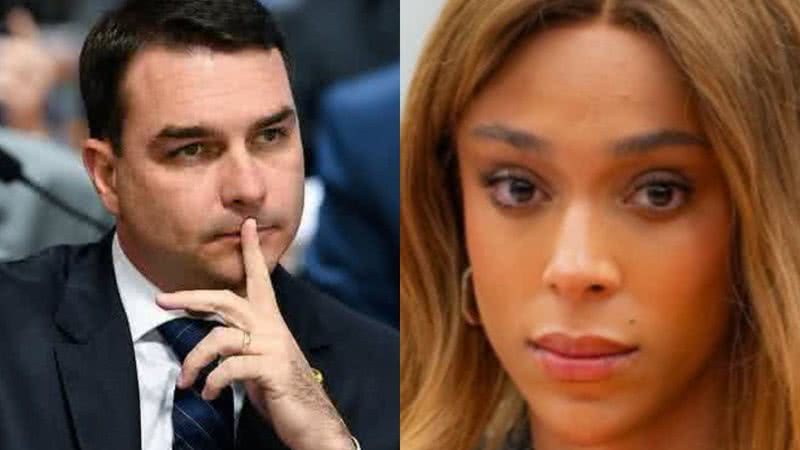 Imagem "Desocupada e pobre", diz Flávio Bolsonaro sobre Erika Hilton em publicação