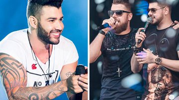 Fotos: Reprodução / Instagram / @gusttavolima e Reprodução / Instagram / @zenetotoscanooficial