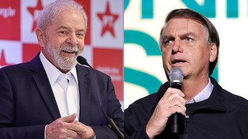 Lula e Bolsonaro lideram as pesquisas de intenção de voto - Foto Lula: Ricardo Stuckert/Divulgação | Foto Bolsonaro: Carolina Antunes/PR