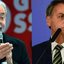 Segundo Datafolha, 2 em 10 eleitores voláteis de Lula e Bolsonaro admitem votar no rival