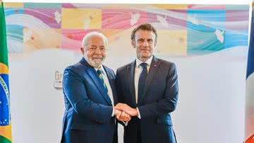 Lula e Macron - Ricardo Stuckert / PR