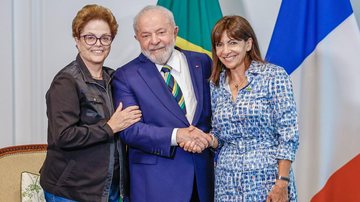 Lula se encontrou com Dilma e com a prefeita de Paris - Ricardo Stuckert / PR