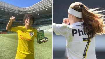 Reprodução/Twitter @SaoPauloFC_Fem//Reprodução/Twitter @SereiasDaVila