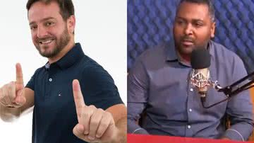 Marlon Leite (vice-prefeito) e Fábio Miranda (prefeito) - Montagem BNews