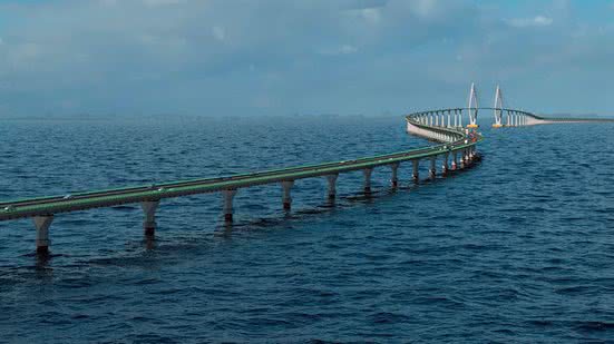 Divulgação / Consórcio Ponte Salvador-Itaparica