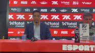 Novo executivo de futebol responde perguntas em coletiva para a imprensa - Luiz Guilherme / BNews