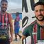 Wilker Silva (esquerda) e João Grilo, jogador do Flu de Feira (direita) - Montagem BNews/Redes sociais/TV Tourão