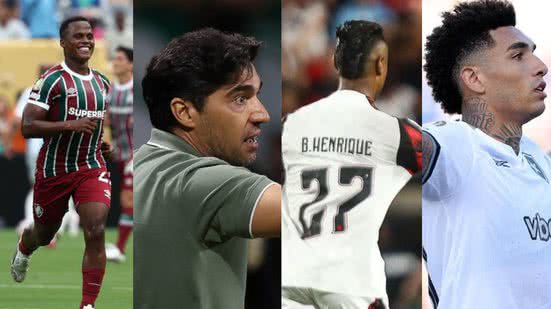 Vitor Silva / Botafogo / Gilvan de Souza / Flamengo / Reprodução / Redes Sociais / X / @CopaAmerica / Cesar Greco / Palmeiras