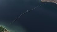 Ilustração. Projeto da Ponte Salvador-Itaparica