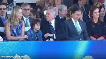 Imagem Temer e Marcela acompanham desfile de 7 de Setembro da Esplanada dos Ministérios 