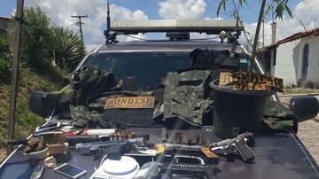 Imagem Três submetralhadoras são apreendidas e suspeitos são presos em Feira de Santana 