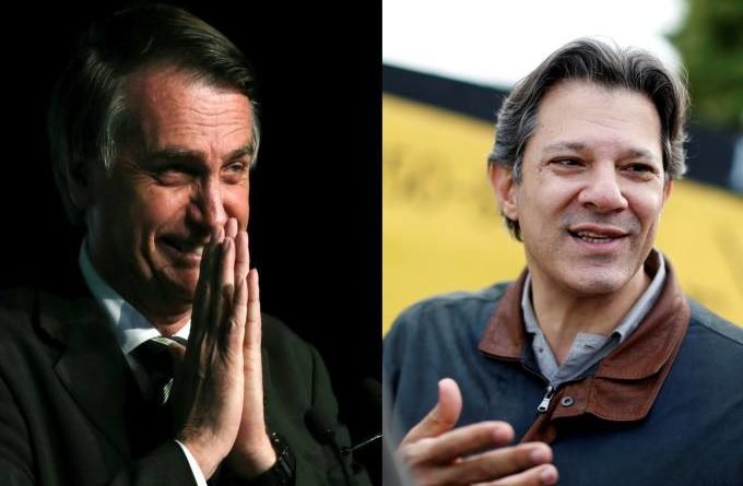 Imagem Paraná Pesquisas em SP: Bolsonaro tem 68,4% dos votos válidos