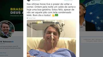 Reprodução // Twitter Jair M. Bolsonaro