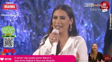 Imagem Artistas reforçam importância das doações durante lives em meio à quarentena