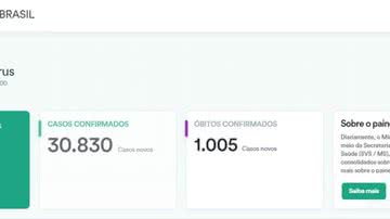 Reprodução/Painel Coronavírus
