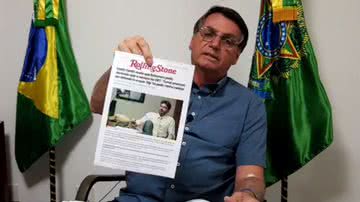 Imagem Bolsonaro diz que jamais procurou SBT para pedir demissão de Danilo Gentili