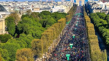 Reprodução/Instagram/Maratona de Paris