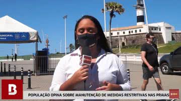 Imagem População opina sobre manutenção de medidas restritivas nas praias
