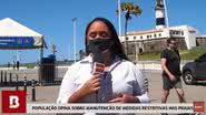 Imagem População opina sobre manutenção de medidas restritivas nas praias
