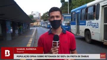 Imagem População opina sobre retomada de 100% da frota de ônibus