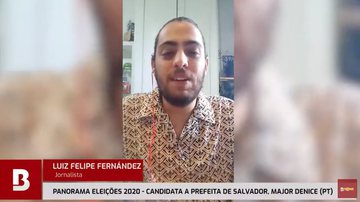 Imagem Panorama Eleições 2020 - candidata a prefeita de Salvador, Major Denice (PT)