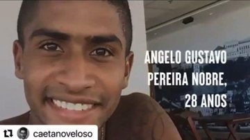 Reprodução/Instagram/@caetanoveloso