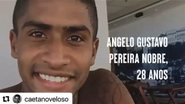 Reprodução/Instagram/@caetanoveloso