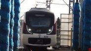 Imagem CCR realiza lavagem sustentável dos trens do metrô de Salvador