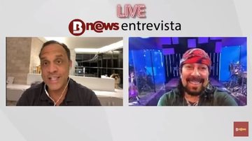 Imagem José Eduardo entrevista o cantor Bell Marques