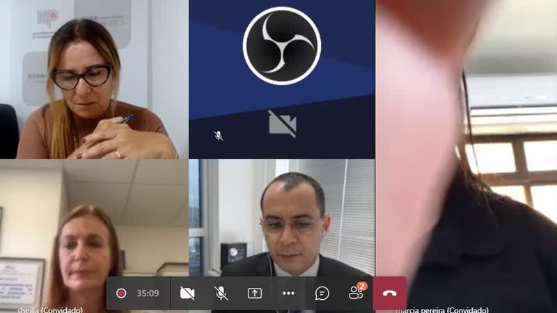 Reprodução/Google Meet