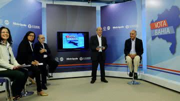 Imagem Paulo Souto apresenta propostas para saúde, segurança e educação em Sabatina