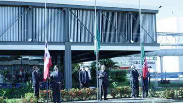 Imagem Presidente do TRE-BA recebe autoridades do Panamá e Rússia em cerimônia