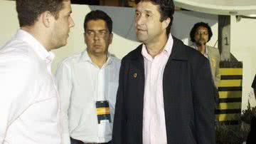 Imagem Marcos Mendes é o primeiro a chegar para o debate da Band