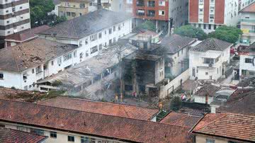 Imagem Avião de Eduardo Campos teria colidido com helicóptero