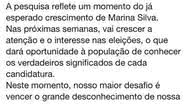 Imagem Após resultado do Datafolha, Aécio se diz confiante em vitória 