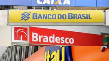 Imagem Caixa Econômica, Banco do Brasil, Bradesco e Itaú são autuados