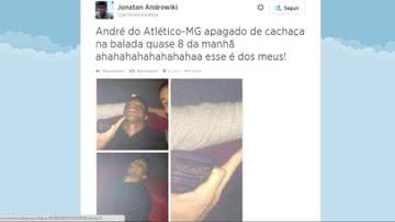 Imagem Após foto 'apagado', Atlético ignora questão de André:vida pessoal