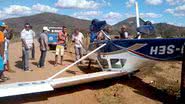 Imagem Avião cai na zona rural de Boa Vista do Tupim