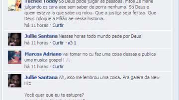 Imagem Pol&amp;ecirc;mica da banda New Hit divide opini&amp;otilde;es