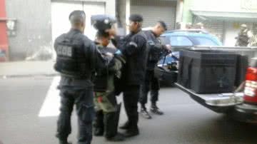 Imagem Bandidos atacam banco e esquadrão é chamado por suspeita de bomba no Retiro