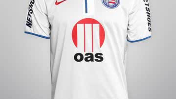 Imagem Jogadores do Bahia vestem camisas sem marca da Netshoes