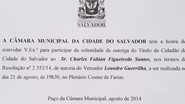 Imagem Técnico interino do Bahia, Charles receberá título de cidadão soteropolitano