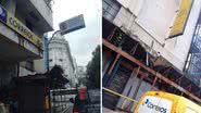 Imagem Leitor denuncia péssimo estado das bandejas de proteção dos Correios no Comércio
