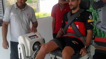 Imagem Escudero segue com dedicação total em recuperação de lesão