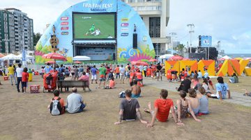 Imagem Com poucos argentinos, Fifa Fan Fest fica praticamente vazia nesta quarta