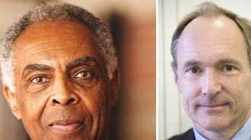 Imagem Gilberto Gil se encontra com Tim Berners-Lee, o pai da internet