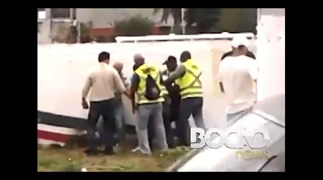 Imagem Vídeo: homem armado é imobilizado por agentes da SMTT de Feira