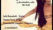 Imagem Confraria Espaço Cultural apresenta Noite Árabe no próximo sábado (13)
