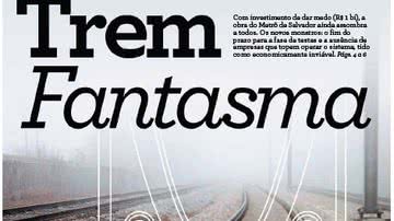Imagem Jornal da Metrópole: trem fantasma